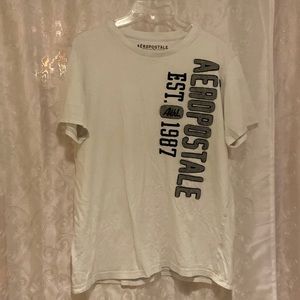 Aeropostale Textured Logo Shirt Adult Size Large 💥